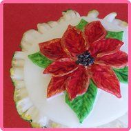 Poinsettia Cup Cake Mold