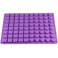 Mujiang 80-Cavity Silicone Molds for Making Homemade Chocolate Candy Gummy Jelly N2