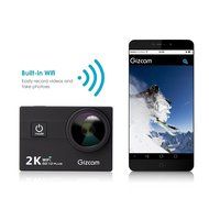 Action Camera Gizcam GZ10 Plus Sports Camera Wifi Waterproof 2K 2.0 Inch 1080P FHD 12MP 173 Degree Wide Angle... N7