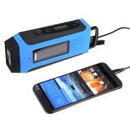 OUTERDO Dynamo Emergency Survival Solar Hand Crank Self Powered AM/FM/NOAA Weather Radio, LED Flashlight,Phone... N17