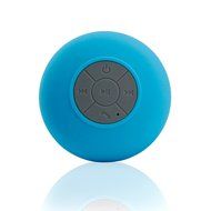 GEARONIC TM Mini Wireless Portable Shower Car Waterproof Bluetooth Handsfree Mic Speaker with Suction Cup - Blue N4