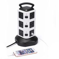 Jbonest Smart 10 Outlet Surge Protector Power Strip with 4 Port USB Charging Ports Desktop USB Charging Station...