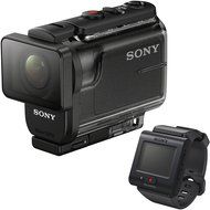 Sony Action Cam HDR-AS50R Wi-Fi HD Video Camera Camcorder &amp; Live View Remote + 64GB Card + Battery/Charger + Cases...
