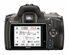 Sony Alpha A380L 14.2 MP Digital SLR Camera with Super SteadyShot INSIDE Image Stabilization and 18-55mm Lens N33