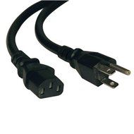 Tripp Lite Standard Computer Power Cord 10A,18AWG (NEMA 5-15P to IEC-320-C13) 3-ft.(P006-003)
