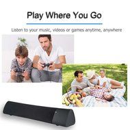 Rotibox Mini Soundbar Ultra Compact Portable Mutimedia Wireless Stereo Bluetooth Speaker HiFi Powerful Crystal... N22