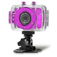 Pyle PSCHD30WT Mini High-Definition Sports Action Wide-Angle HD Camera &amp; Camcorder, 720p, SD Card Slot, Touchscreen... N21