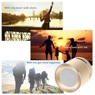Rose Gold Bluetooth Speaker By BOOMER VIVI Portable Mini Bluetooth Speaker Wireless Loud Speaker With Clear Sound... N19