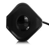 ISelector 8-AC Outlets Power Strip with 2.1A 4 USB Charging Ports and 6.5-Feet Cord (Black) N2
