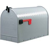 Solar ST200000 Group Jumbo Size Steel Rural Mailbox, Gray by Solar