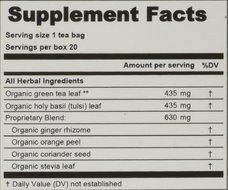 Lifestyle Awareness Teas, Caffeine Free Dandy Liver Detox Tea, 20 Count N42