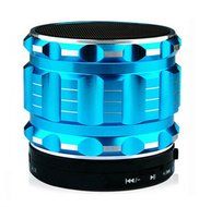 Generic Metal Steel Wireless Bluetooth Speaker Support FM Radio Color ( Blue )
