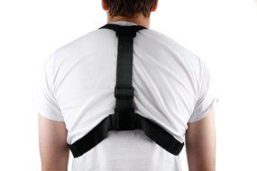 Black, Fully Adjustable Chest Strap Mount With Screw Adaptor Compatible with the eSynic 2" Touch Screen Sports... N3