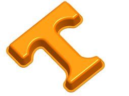 NCAA Tennessee Volunteers T Cake Pan with Stand, One Size, Orange