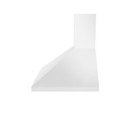 Ancona WPPW430 Wall-Mounted Classic Pyramid Style Convertible Range Hood, 30-Inch, White N2