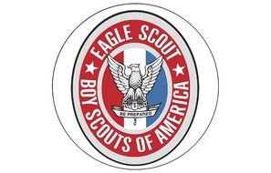 EAGLE SCOUT EMBLEM Cake topper Edible image sugar sheet cake decoration personalized boy scout N2