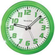 New WESTCLOX 32004G 7.75" Translucent Wall Clock (Green)