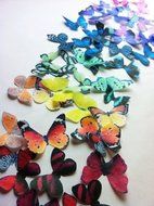 Edible Butterflies &copy; - Small Assorted Raibow Collection Set of 50- Cake and Cupcake Toppers, Decoration