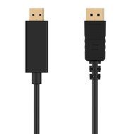 DP to HDMI, Rankie 3FT Gold Plated DisplayPort to HDMI HDTV Cable 3ft (Black) - R1102A N4