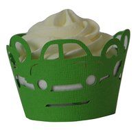 All About Details Green Cars Cupcake Wrappers, Set of 12