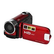 Red (HD-100) - Full HD 1080P 16MP Digital Video Camcorder Camera DV HDMI 2.7&#039;&#039; TFT LCD 16X ZOOM