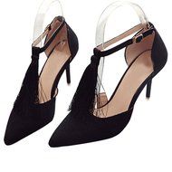 Spritech(TM) Women Girl Summer Tassels Decorated Strap High Heel Stiletto Pumps Shoes Camel 39 N10