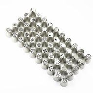 TANGCHU 50pcs Small Russian Nozzles 1pc Leaf Icing Piping Nozzle 1pc Large Rose Cake Tips 1pc Korean Cake Decoration...