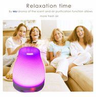 Essential Oil Diffuser 120ml,Aromatherapy Ultrasonic Cool Mist Aroma Humidifier with 7 Color LED Lights Changing... N2