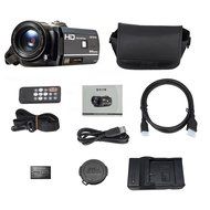 Boblov ORDRO HDV Full HD Digital Video Camera Recorder LCD Touch Screen 1080P 3.0-in Rotatable Camcorder DV DVR... N34