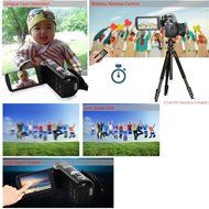Boblov ORDRO HDV Full HD Digital Video Camera Recorder LCD Touch Screen 1080P 3.0-in Rotatable Camcorder DV DVR... N36