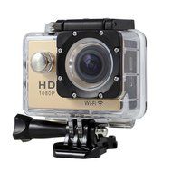 TONSEE Mini 1080P Full HD DV Sports Recorder Car Waterproof Action Camera Camcorder, Gold N2