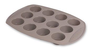 Internet&rsquo;s Best Silicone Muffin Pan | 12 Cup | Cupcake Tray | Cake Baking Mold | BPA Free | Dishwasher Safe