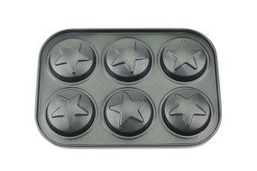 Excelity Nonstick Bakeware 6-Cup Muffin Pans N2