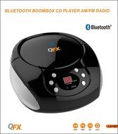 QFX J-211BT Bluetooth Boombox CD Player and FM Radio N3