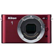 Nikon 1 J2 10.1 MP HD Digital Camera (Red) Body Only