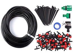 JIEPING Adjustable Widely Use Irrigation Kits Home Garden Watering System 15M &amp; 20Pcs Dripper N2