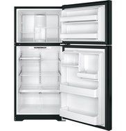 Ge GIDDS-632131 Energy Star 18 cu. ft. Top Freezer Refrigerator, Black, Reversible Door Swing