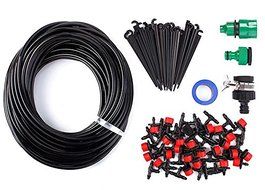JIEPING Adjustable Widely Use Irrigation Kits Home Garden Watering System 15M &amp; 20Pcs Dripper N6