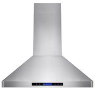 AKDY 36" Stainless Steel Island Mount LED Display Touch Control Kitchen Cooking Fan Range Hood N2