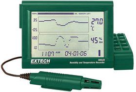 Extech RH520A-240 240V Humidity Plus Temperature Chart Recorder with Detachable Probe