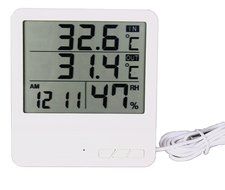 Tigervivi&reg; Indoor/ Outdoor Digital Thermometer Hygrometer Temperature Meter Gauge Alarm Clock Calendar LCD with... N2