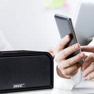 Bluetooth Speaker, iXCC Portable Wireless Dual-Driver Bluetooth 4.0 Stereo Speaker with Enhanced HD Bass, Built-in... N4