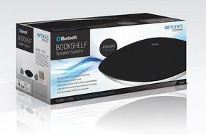 Riptunes AS-4000BTK Elite Bookshelf Bluetooth 40 W 2.1 Channel Speaker System, Black N15