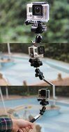 dOvOb Action Camera Mount Connection to 1/4 inch 20 Adapter Mount for Gopro DBPower Lightdow N89