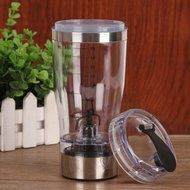 TOPCHANCES Electric Protein Shaker Cup /Detachable Electric Motor Mixer - 450ml Stirring Cup
