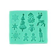 Newest 3d Christmas Snowflake Silicone Fondant Cake Molds Soap Chocolate Mould for Birthday Party Hot Selling...