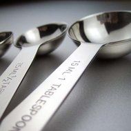 SIO Set of 5 Stainless Steel Measuring Spoons Accurate Spoons Coffee Spoon Scale Seasoning Spoon Baking Tool