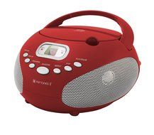 Riptunes CDB200 Portable CD Boombox (Red)
