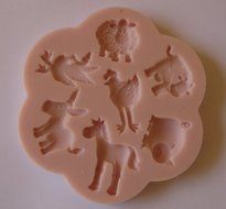 Farm Animals Silicone Mold
