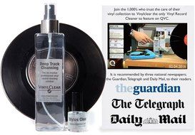 Vinyl Record LP &amp; Stylus Cleaning Kit with Microfibre Cloth by Vinyl Clear N4